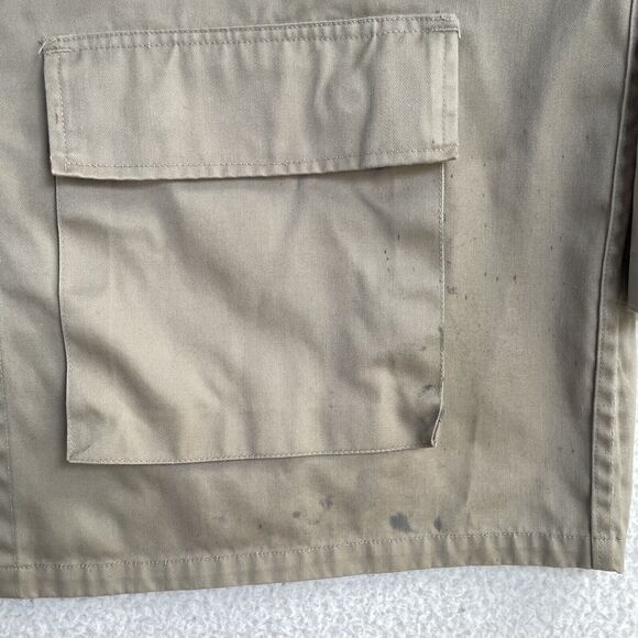 Men's Tan Shirt Jacket - Picture 10 of 16